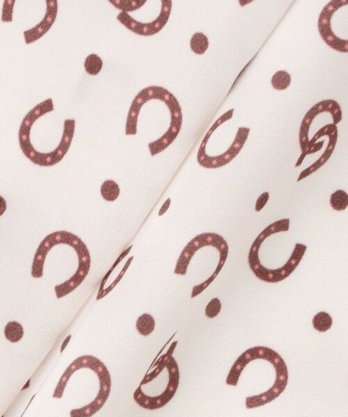 ANAYI / アナイ シャツ・ブラウス | ホースシュープリントプリーツタイブラウス | 詳細15