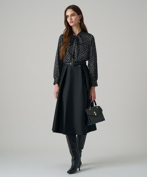 ANAYI / アナイ シャツ・ブラウス | ホースシュープリントプリーツタイブラウス | 詳細27