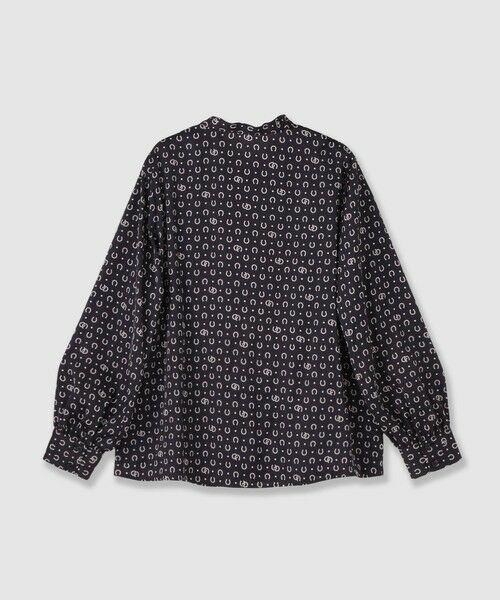 ANAYI / アナイ シャツ・ブラウス | ホースシュープリントプリーツタイブラウス | 詳細29