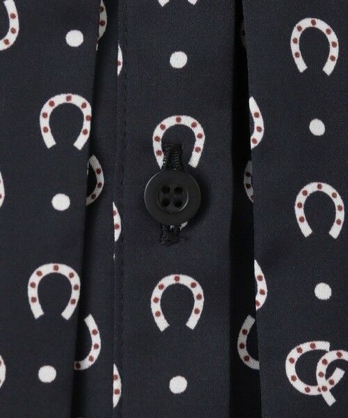 ANAYI / アナイ シャツ・ブラウス | ホースシュープリントプリーツタイブラウス | 詳細30