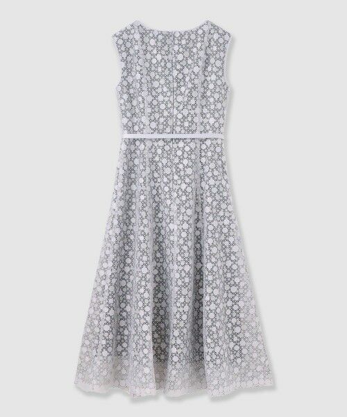 ANAYI / アナイ ドレス | ドットチュールボートネックフレアワンピース | 詳細9