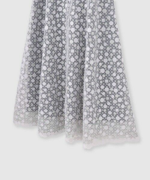 ANAYI / アナイ ドレス | ドットチュールボートネックフレアワンピース | 詳細14