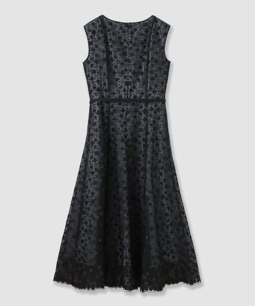 ANAYI / アナイ ドレス | ドットチュールボートネックフレアワンピース | 詳細24