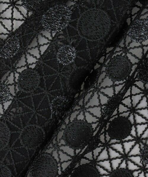 ANAYI / アナイ ドレス | ドットチュールボートネックフレアワンピース | 詳細28