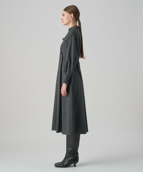 ANAYI / アナイ ロング・マキシ丈ワンピース | ウールサキソニーカシュクールワンピース | 詳細16