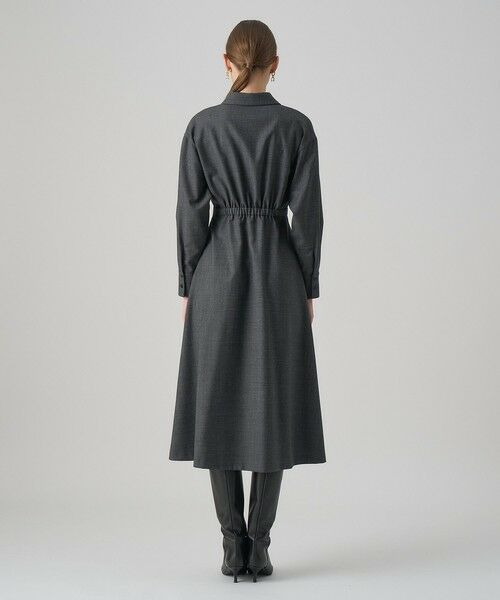 ANAYI / アナイ ロング・マキシ丈ワンピース | ウールサキソニーカシュクールワンピース | 詳細17