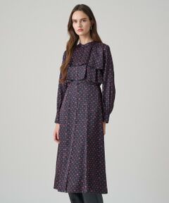 ANAYI / アナイ ロング・マキシ丈ワンピース | ホースシュープリントフリルワンピース