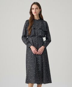 ANAYI / アナイ ロング・マキシ丈ワンピース | ホースシュープリントフリルワンピース