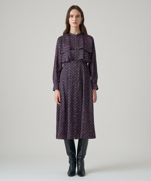 ANAYI / アナイ ロング・マキシ丈ワンピース | ホースシュープリントフリルワンピース | 詳細1