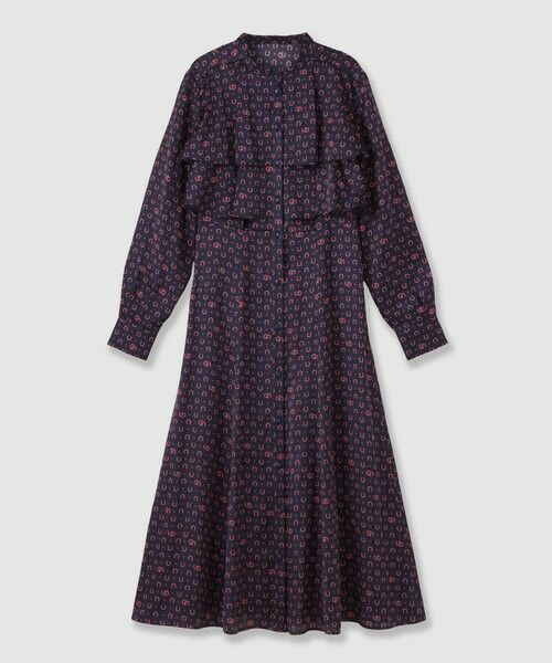 ANAYI / アナイ ロング・マキシ丈ワンピース | ホースシュープリントフリルワンピース | 詳細7