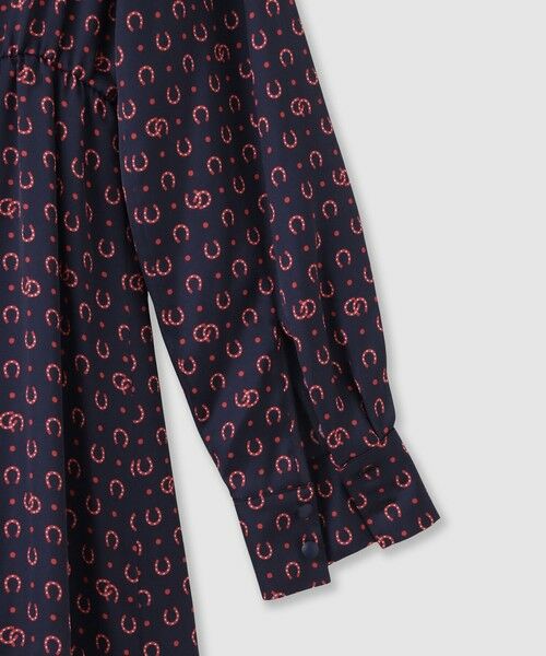 ANAYI / アナイ ロング・マキシ丈ワンピース | ホースシュープリントフリルワンピース | 詳細11