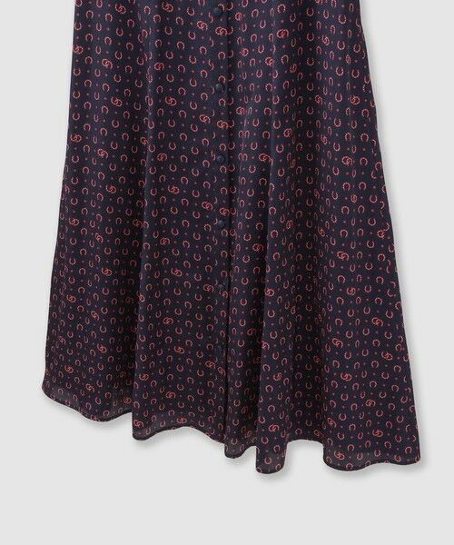 ANAYI / アナイ ロング・マキシ丈ワンピース | ホースシュープリントフリルワンピース | 詳細13