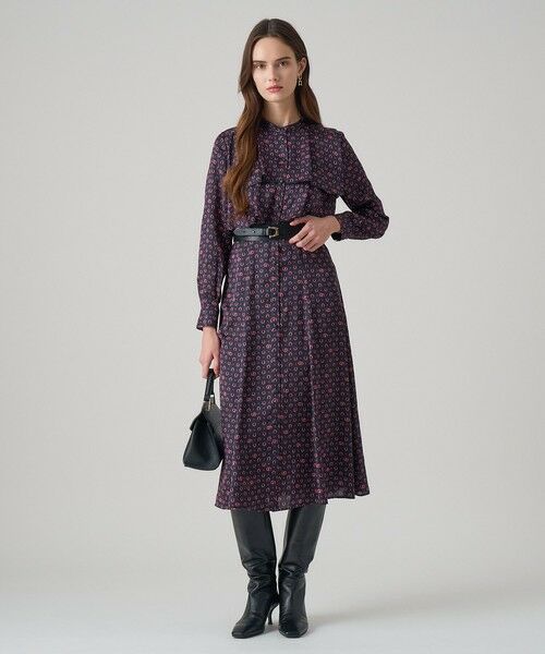 ANAYI / アナイ ロング・マキシ丈ワンピース | ホースシュープリントフリルワンピース | 詳細6