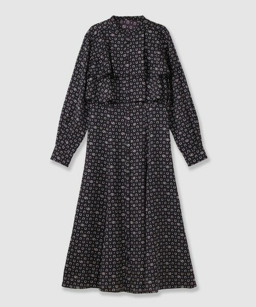 ANAYI / アナイ ロング・マキシ丈ワンピース | ホースシュープリントフリルワンピース | 詳細19