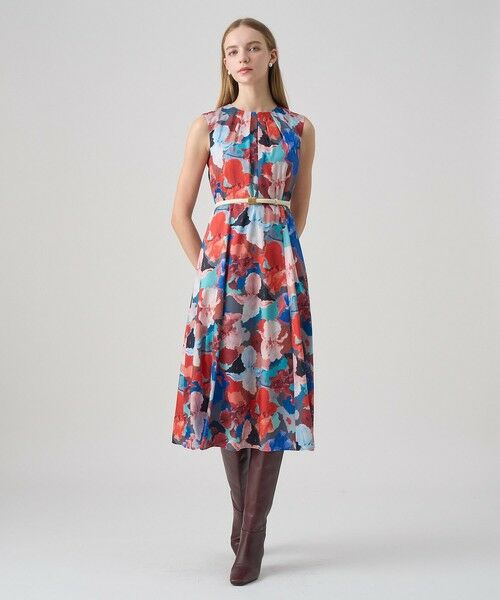 ANAYI / アナイ ロング・マキシ丈ワンピース | アートフラワーフレア ワンピース | 詳細6