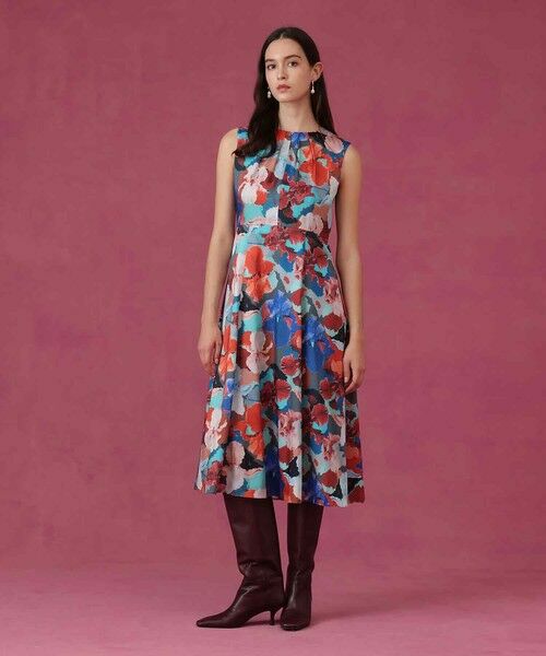 ANAYI / アナイ ロング・マキシ丈ワンピース | アートフラワーフレア ワンピース | 詳細7