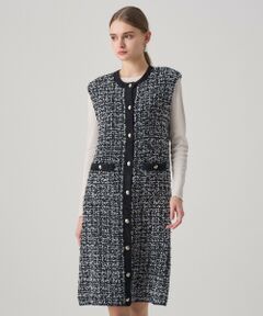 ANAYI / アナイ ミニ丈・ひざ丈ワンピース | モールツイードワンピース