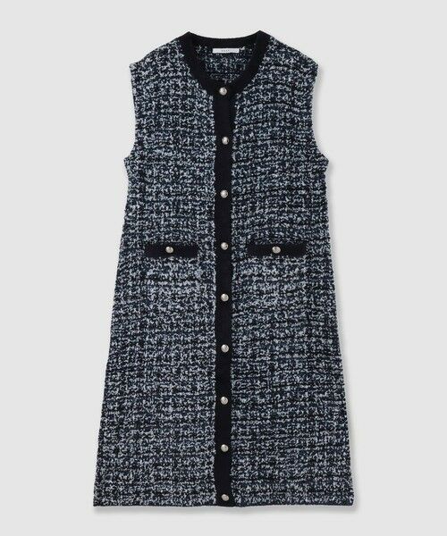 ANAYI / アナイ ミニ丈・ひざ丈ワンピース | モールツイードワンピース | 詳細17