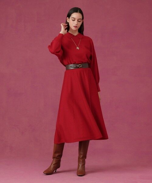 ANAYI / アナイ ミニ丈・ひざ丈ワンピース | ドルマントップフレア ワンピース | 詳細4