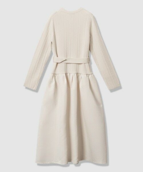 ANAYI / アナイ ミニ丈・ひざ丈ワンピース | グログランコンビベルト付き ワンピース | 詳細8