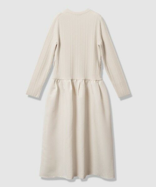 ANAYI / アナイ ミニ丈・ひざ丈ワンピース | グログランコンビベルト付き ワンピース | 詳細10