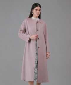 ANAYI / アナイ トレンチコート | カシミヤベルト付きクルーコート