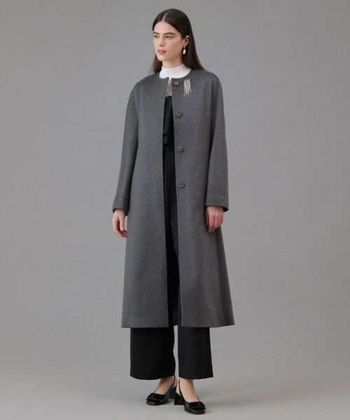 ANAYI / アナイ トレンチコート | カシミヤベルト付きクルーコート | 詳細10