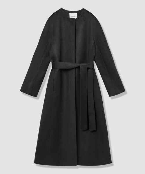 ANAYI / アナイ トレンチコート | カシミヤベルト付きクルーコート | 詳細23