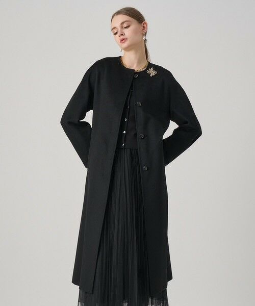 ANAYI / アナイ トレンチコート | カシミヤベルト付きクルーコート | 詳細19