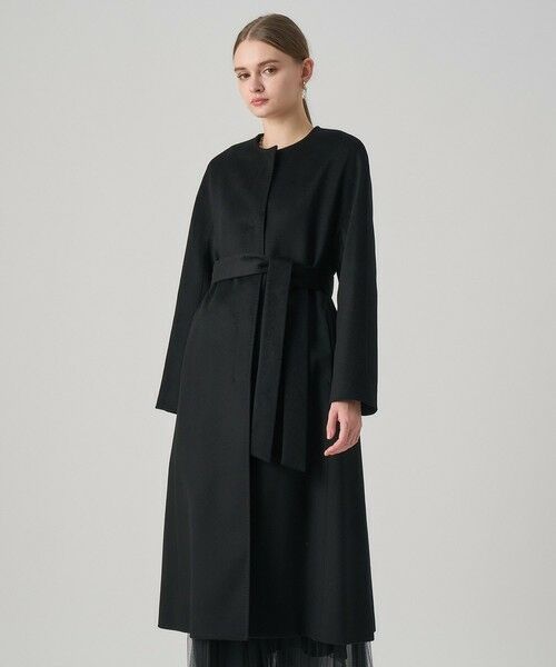 ANAYI / アナイ トレンチコート | カシミヤベルト付きクルーコート | 詳細20