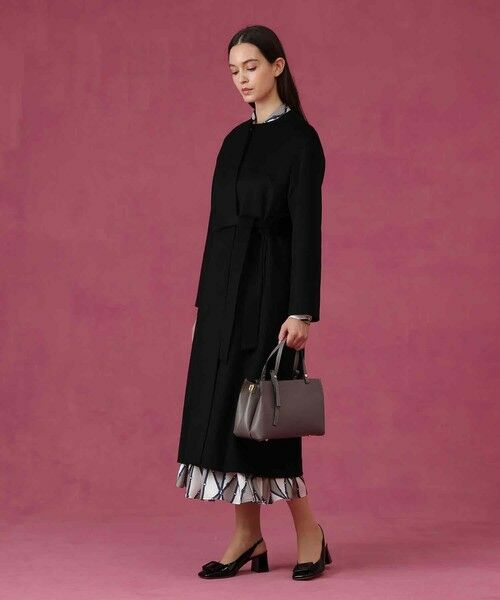 ANAYI / アナイ トレンチコート | カシミヤベルト付きクルーコート | 詳細22