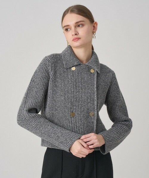 ANAYI / アナイ カーディガン・ボレロ | カラーミックスボクシージャケットカーディガン | 詳細13