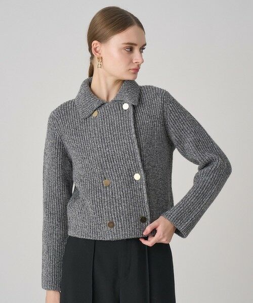 ANAYI / アナイ カーディガン・ボレロ | カラーミックスボクシージャケットカーディガン | 詳細14