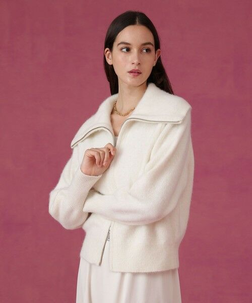 ANAYI / アナイ カーディガン・ボレロ | フラッフィジップアップカーディガン | 詳細4