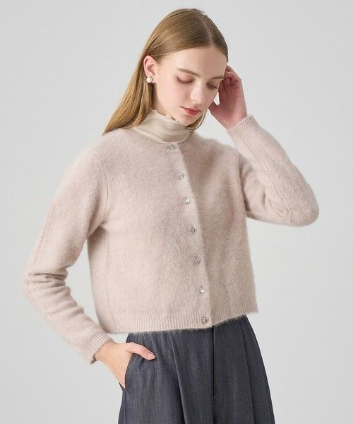 ANAYI / アナイ カーディガン・ボレロ | フラッフィアソート釦カーディガン(pink (41))
