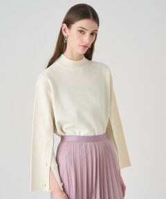 ANAYI / アナイ ニット・セーター | メリノウール釦スリーブ プルオーバー