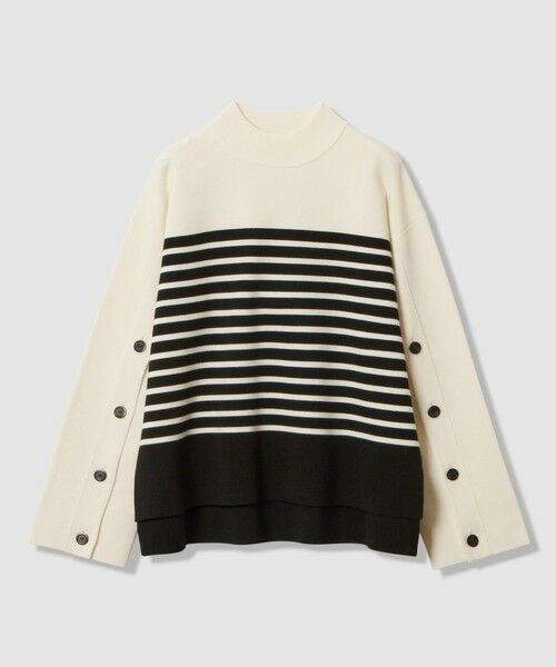 ANAYI / アナイ ニット・セーター | メリノウール釦スリーブ プルオーバー | 詳細16