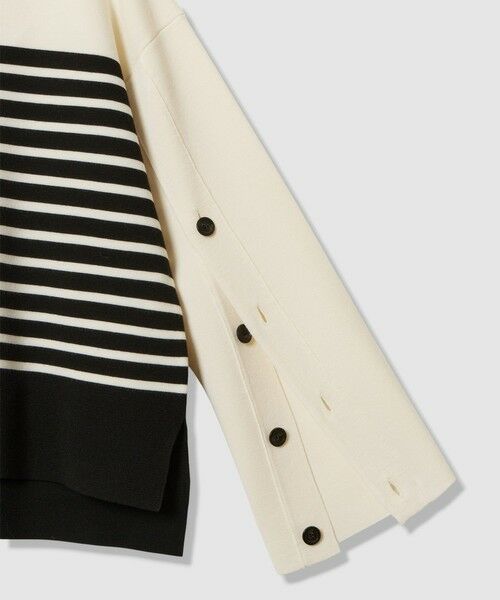 ANAYI / アナイ ニット・セーター | メリノウール釦スリーブ プルオーバー | 詳細20