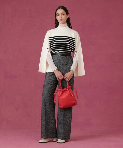 ANAYI / アナイ ニット・セーター | メリノウール釦スリーブ プルオーバー | 詳細14