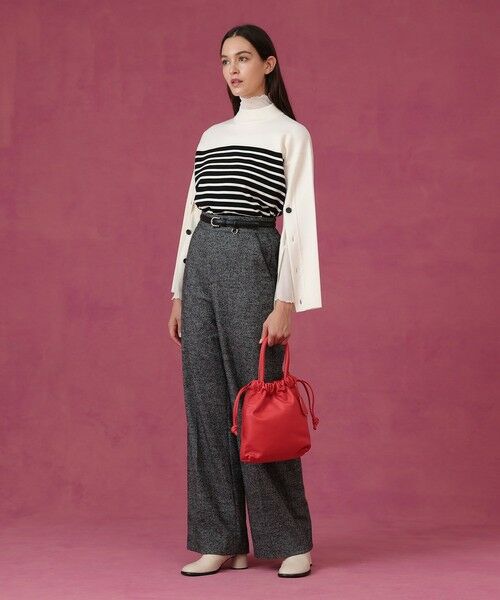 ANAYI / アナイ ニット・セーター | メリノウール釦スリーブ プルオーバー | 詳細15