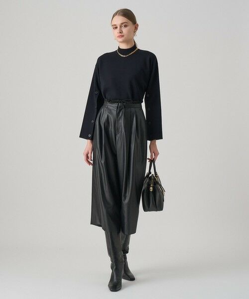 ANAYI / アナイ ニット・セーター | メリノウール釦スリーブ プルオーバー | 詳細24