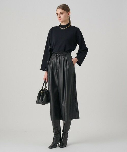 ANAYI / アナイ ニット・セーター | メリノウール釦スリーブ プルオーバー | 詳細25