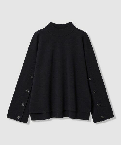 ANAYI / アナイ ニット・セーター | メリノウール釦スリーブ プルオーバー | 詳細26