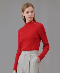 ANAYI / アナイ ニット・セーター | メリノワイドリブハイネック プルオーバー