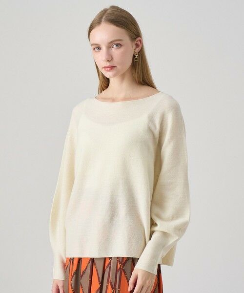 ANAYI / アナイ ニット・セーター | エアーウールガーター プルオーバー(off white (02))