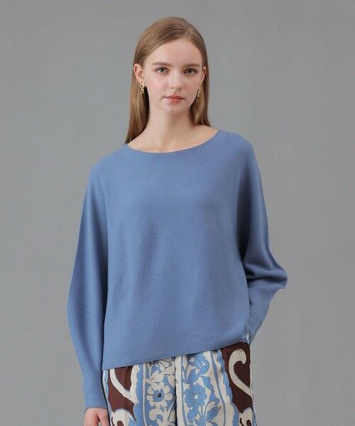 ANAYI / アナイ ニット・セーター | エアーウールガーター プルオーバー(blue (61))