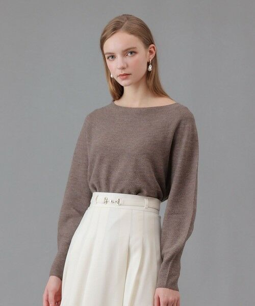 ANAYI / アナイ ニット・セーター | エアーウールガーター プルオーバー(brown (81))