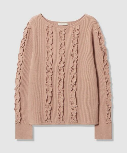 ANAYI / アナイ ニット・セーター | ウェービーフリルリブ プルオーバー | 詳細7