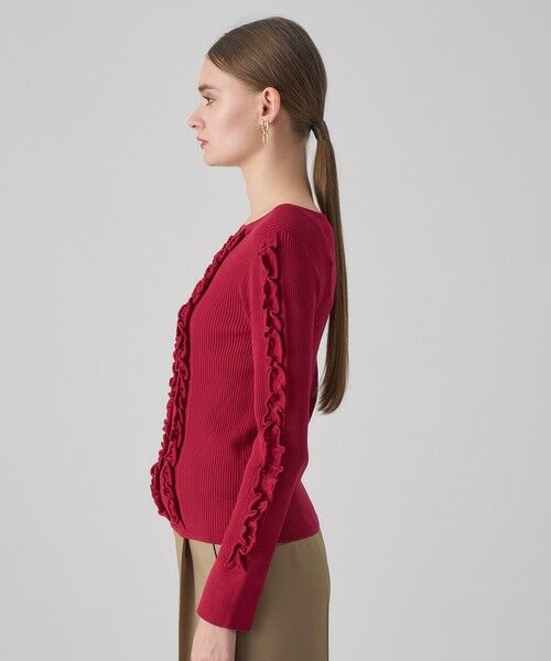 ANAYI / アナイ ニット・セーター | ウェービーフリルリブ プルオーバー | 詳細11