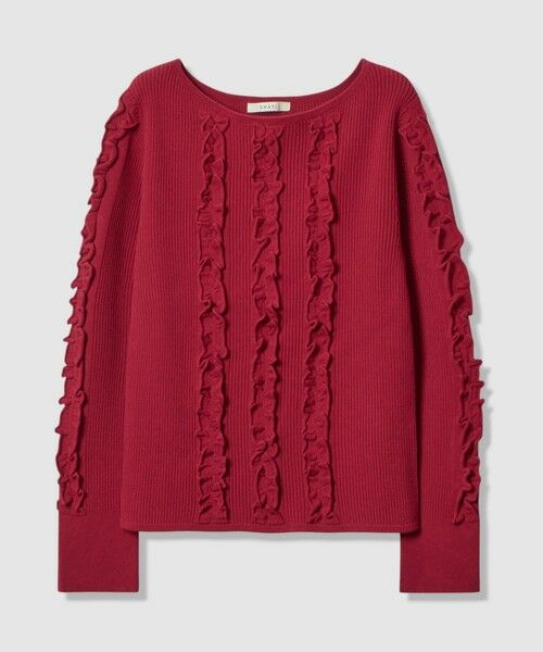 ANAYI / アナイ ニット・セーター | ウェービーフリルリブ プルオーバー | 詳細20